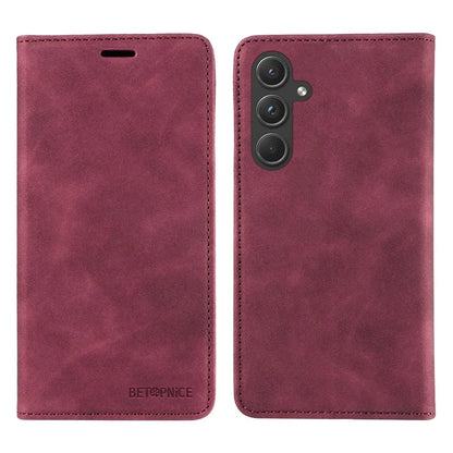 BETOPNICE 003 for Samsung Galaxy A55 5G Leather Case Magnetic Closing RFID Blocking Phone Cover