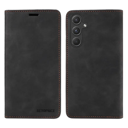 BETOPNICE 003 for Samsung Galaxy A55 5G Leather Case Magnetic Closing RFID Blocking Phone Cover
