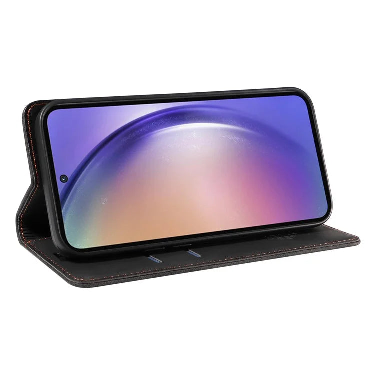 BETOPNICE 003 for Samsung Galaxy A55 5G Leather Case Magnetic Closing RFID Blocking Phone Cover