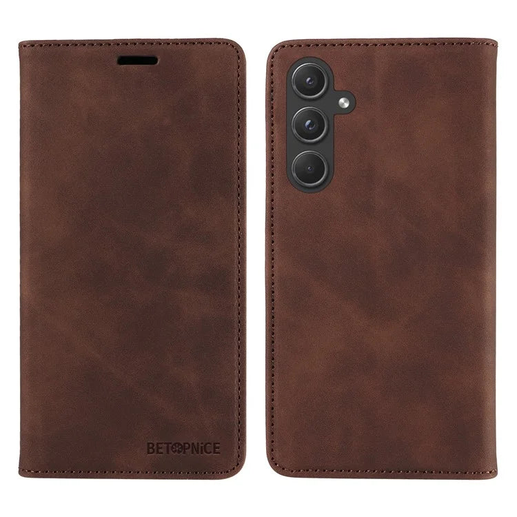 BETOPNICE 003 for Samsung Galaxy A55 5G Leather Case Magnetic Closing RFID Blocking Phone Cover
