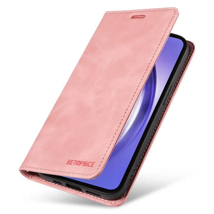 BETOPNICE 003 for Samsung Galaxy A55 5G Leather Case Magnetic Closing RFID Blocking Phone Cover