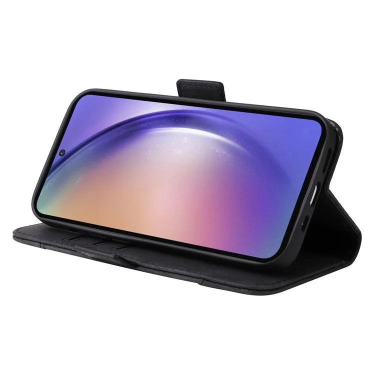 BETOPNICE 001 for Samsung Galaxy A55 5G Magnetic Case Leather Flip Stand Protective Cover