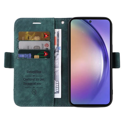 BETOPNICE 001 for Samsung Galaxy A55 5G Magnetic Case Leather Flip Stand Protective Cover