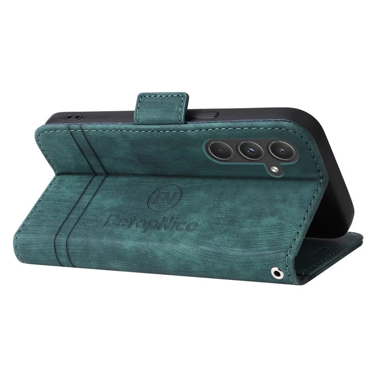 BETOPNICE 001 for Samsung Galaxy A55 5G Magnetic Case Leather Flip Stand Protective Cover