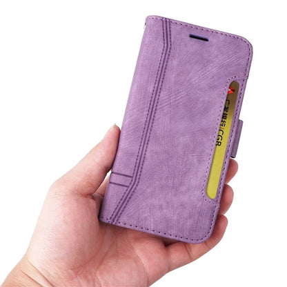 BETOPNICE 001 for Samsung Galaxy A55 5G Magnetic Case Leather Flip Stand Protective Cover