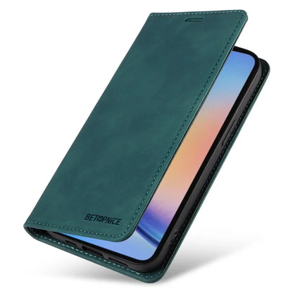 BETOPNICE 003 for Samsung Galaxy A35 5G Magnetic Phone Case RFID Blocking Card Slots Cover