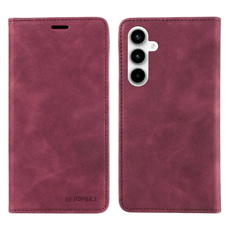 BETOPNICE 003 for Samsung Galaxy A35 5G Magnetic Phone Case RFID Blocking Card Slots Cover