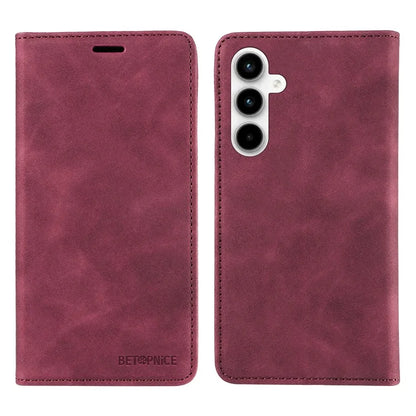 BETOPNICE 003 for Samsung Galaxy A35 5G Magnetic Phone Case RFID Blocking Card Slots Cover