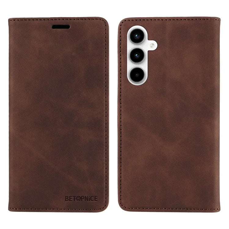 BETOPNICE 003 for Samsung Galaxy A35 5G Magnetic Phone Case RFID Blocking Card Slots Cover