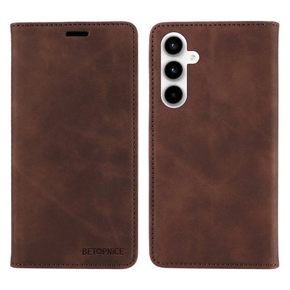 BETOPNICE 003 for Samsung Galaxy A35 5G Magnetic Phone Case RFID Blocking Card Slots Cover