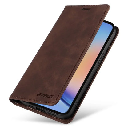 BETOPNICE 003 for Samsung Galaxy A35 5G Magnetic Phone Case RFID Blocking Card Slots Cover