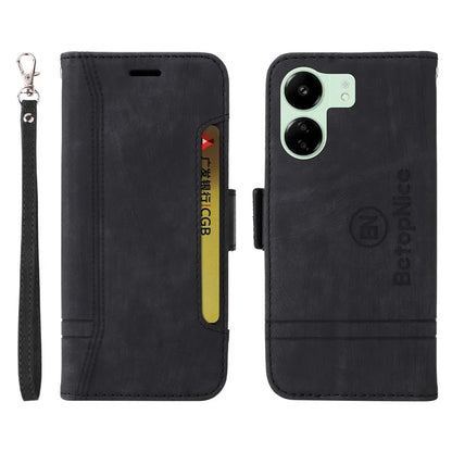BETOPNICE 001 for Xiaomi Redmi 13C 4G / Redmi 13C 5G / Poco C65 4G Phone Cover Folding Wallet Case