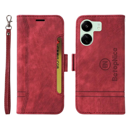 BETOPNICE 001 for Xiaomi Redmi 13C 4G / Redmi 13C 5G / Poco C65 4G Phone Cover Folding Wallet Case