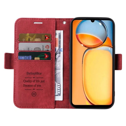 BETOPNICE 001 for Xiaomi Redmi 13C 4G / Redmi 13C 5G / Poco C65 4G Phone Cover Folding Wallet Case