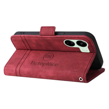 BETOPNICE 001 for Xiaomi Redmi 13C 4G / Redmi 13C 5G / Poco C65 4G Phone Cover Folding Wallet Case