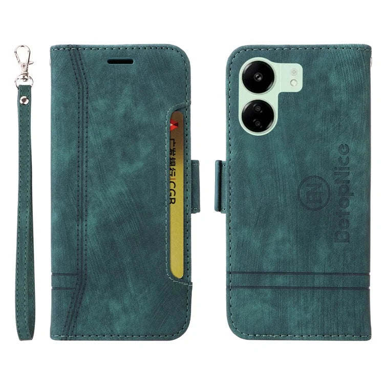 BETOPNICE 001 for Xiaomi Redmi 13C 4G / Redmi 13C 5G / Poco C65 4G Phone Cover Folding Wallet Case