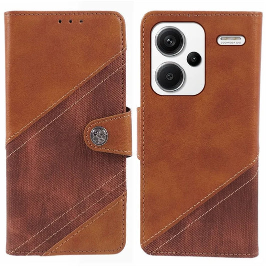 For Xiaomi Redmi Note 13 Pro+ 5G Case Crazy Horse Texture PU Leather Phone Protective Cover