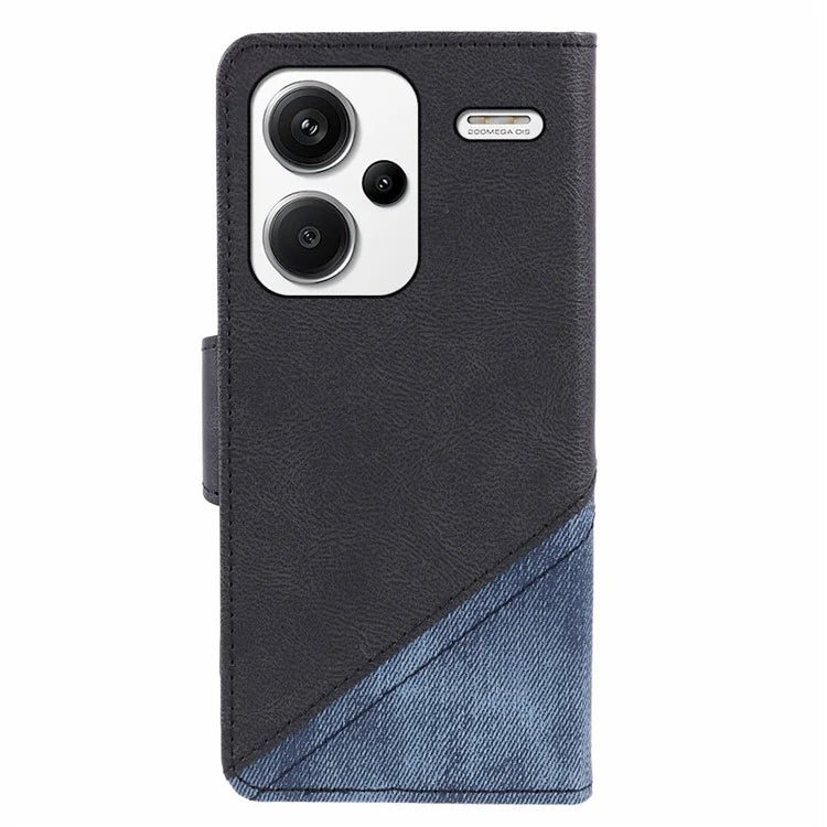 For Xiaomi Redmi Note 13 Pro+ 5G Case Crazy Horse Texture PU Leather Phone Protective Cover