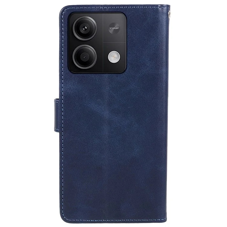 For Xiaomi Redmi Note 13 Pro 5G / Poco X6 5G Case PU Leather Wallet Stand Magnetic Clasp Phone Cover