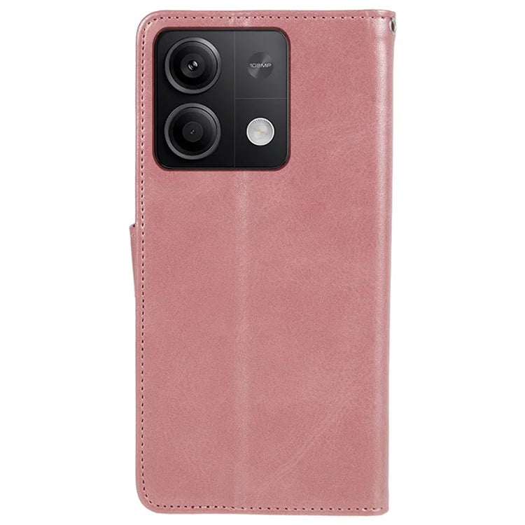 For Xiaomi Redmi Note 13 Pro 5G / Poco X6 5G Case PU Leather Wallet Stand Magnetic Clasp Phone Cover