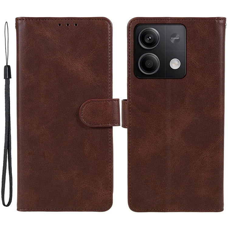 For Xiaomi Redmi Note 13 Pro 5G / Poco X6 5G Case PU Leather Wallet Stand Magnetic Clasp Phone Cover