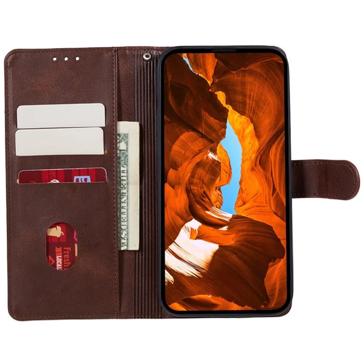 For Xiaomi Redmi Note 13 Pro 5G / Poco X6 5G Case PU Leather Wallet Stand Magnetic Clasp Phone Cover