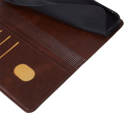 For Xiaomi Redmi Note 13 Pro 5G / Poco X6 5G Case PU Leather Wallet Stand Magnetic Clasp Phone Cover