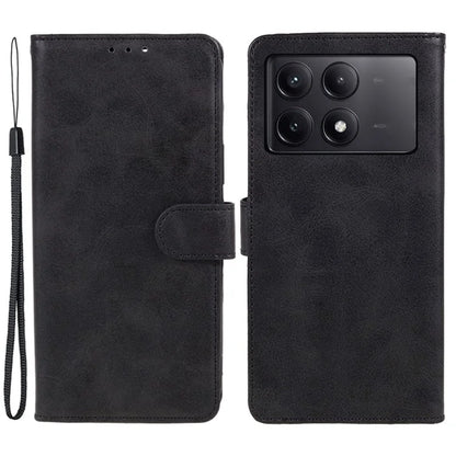 For Xiaomi Redmi K70E 5G / Poco X6 Pro 5G Stand Anti-drop Shell Cell Phone Case Magnetic Clasp PU Leather Wallet