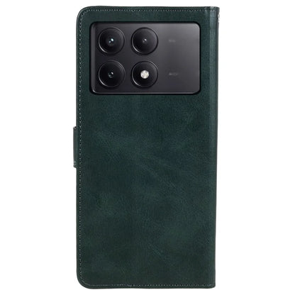 For Xiaomi Redmi K70E 5G / Poco X6 Pro 5G Stand Anti-drop Shell Cell Phone Case Magnetic Clasp PU Leather Wallet