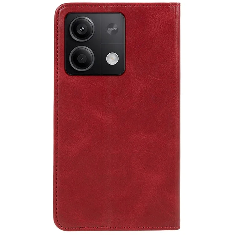 For Xiaomi Redmi Note 13 Pro 5G / Poco X6 5G Case Cell Phone Stand Cover Shockproof PU Leather Wallet