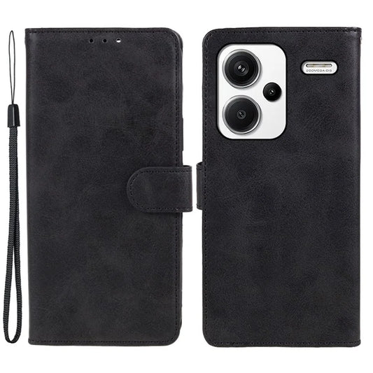 For Xiaomi Redmi Note 13 Pro+ 5G Mobile Phone Case PU Leather Wallet Stand Slim-Fit Phone Cover