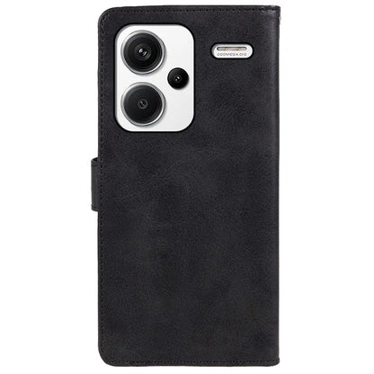 For Xiaomi Redmi Note 13 Pro+ 5G Mobile Phone Case PU Leather Wallet Stand Slim-Fit Phone Cover
