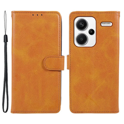 For Xiaomi Redmi Note 13 Pro+ 5G Mobile Phone Case PU Leather Wallet Stand Slim-Fit Phone Cover