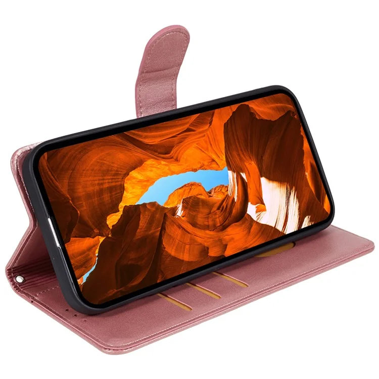 For Xiaomi Redmi Note 13 Pro+ 5G Mobile Phone Case PU Leather Wallet Stand Slim-Fit Phone Cover