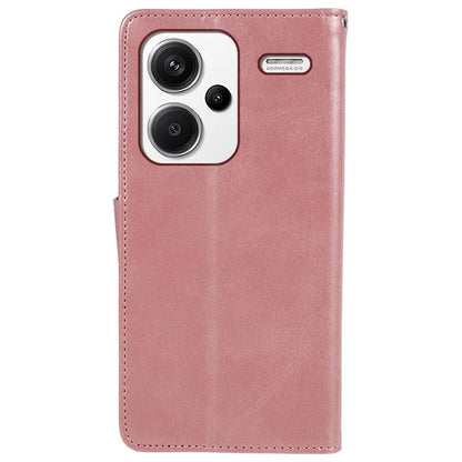 For Xiaomi Redmi Note 13 Pro+ 5G Mobile Phone Case PU Leather Wallet Stand Slim-Fit Phone Cover