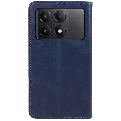 For Xiaomi Redmi K70E 5G / Poco X6 Pro 5G Anti-Scratch Phone Case Magnetic PU Leather Stand Wallet Cover