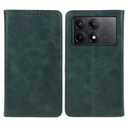 For Xiaomi Redmi K70E 5G / Poco X6 Pro 5G Anti-Scratch Phone Case Magnetic PU Leather Stand Wallet Cover