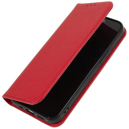 For Xiaomi Redmi Note 13 Pro 5G / Poco X6 5G Case Stand Dustproof Phone Cover Cross Texture PU Leather Shell