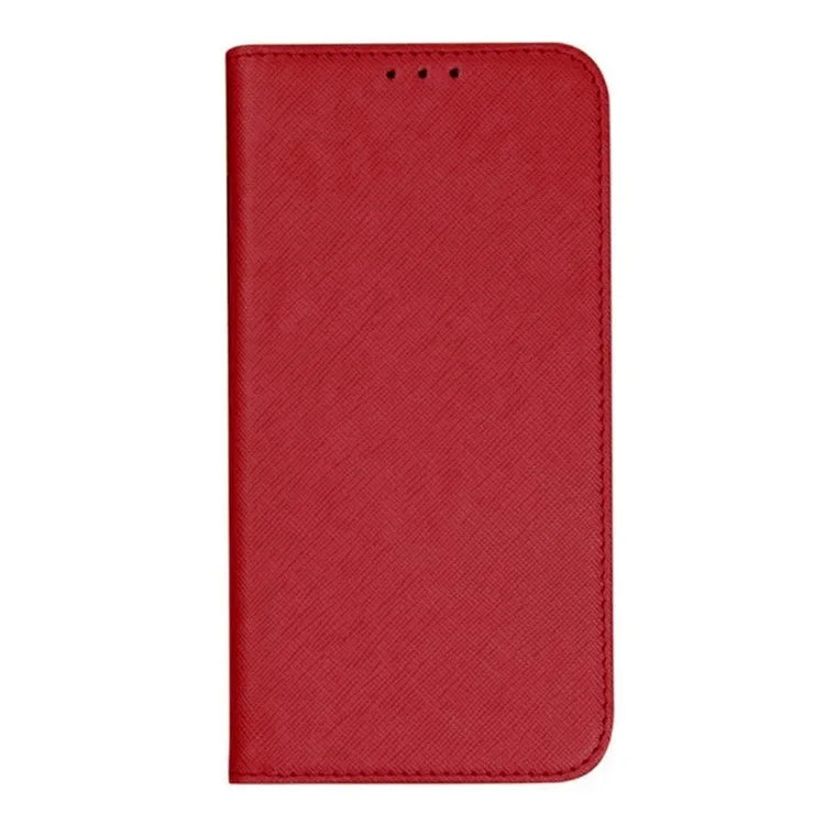 For Xiaomi Redmi Note 13 Pro 5G / Poco X6 5G Case Stand Dustproof Phone Cover Cross Texture PU Leather Shell