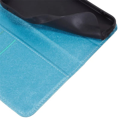 For Xiaomi Redmi Note 13 Pro 5G / Poco X6 5G Case Stand Dustproof Phone Cover Cross Texture PU Leather Shell
