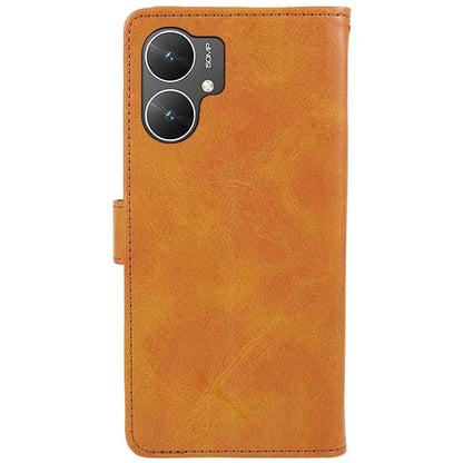 For Xiaomi Poco M6 5G Anti-Scratch Phone Shell Magnetic Clasp PU Leather Wallet Stand Phone Case