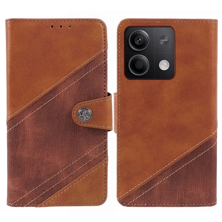 For Xiaomi Redmi Note 13 Pro 5G / Poco X6 5G Case Crazy Horse Texture PU Leather Shell with Wallet