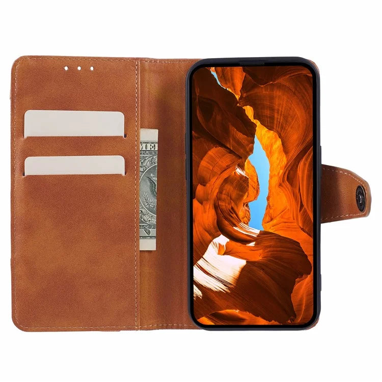 For Xiaomi Redmi Note 13 Pro 5G / Poco X6 5G Case Crazy Horse Texture PU Leather Shell with Wallet