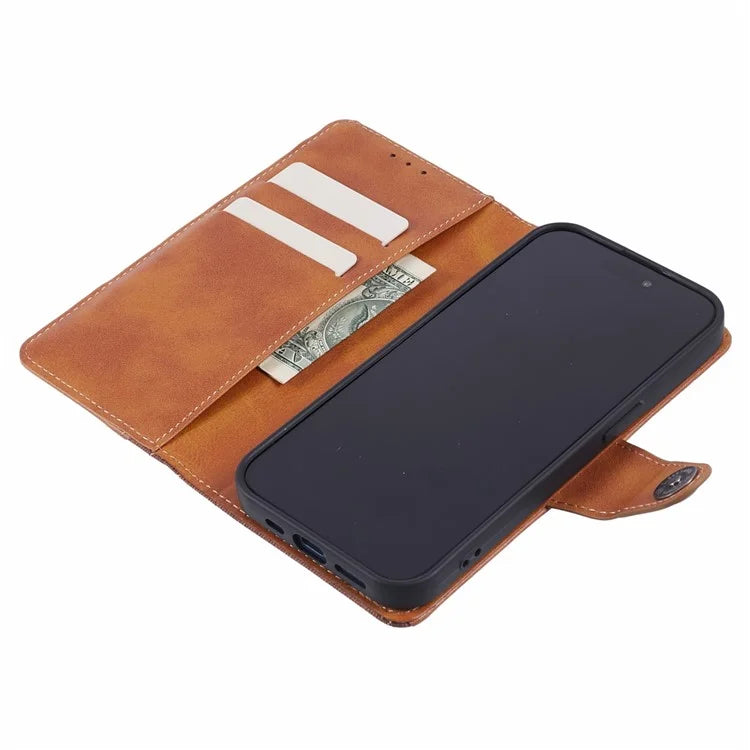 For Xiaomi Redmi Note 13 Pro 5G / Poco X6 5G Case Crazy Horse Texture PU Leather Shell with Wallet