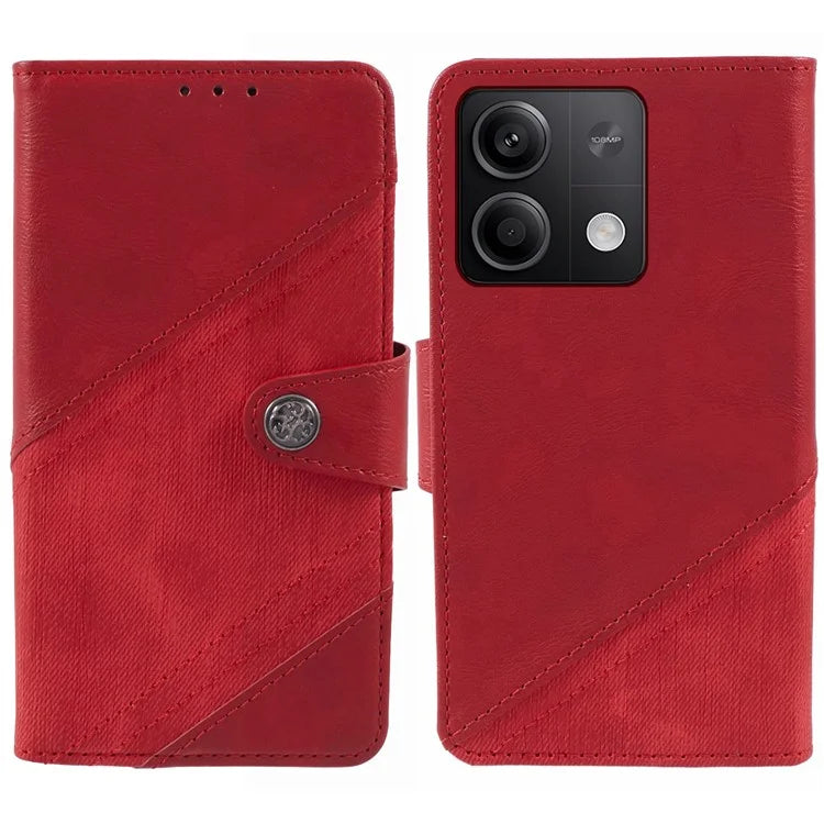 For Xiaomi Redmi Note 13 Pro 5G / Poco X6 5G Case Crazy Horse Texture PU Leather Shell with Wallet