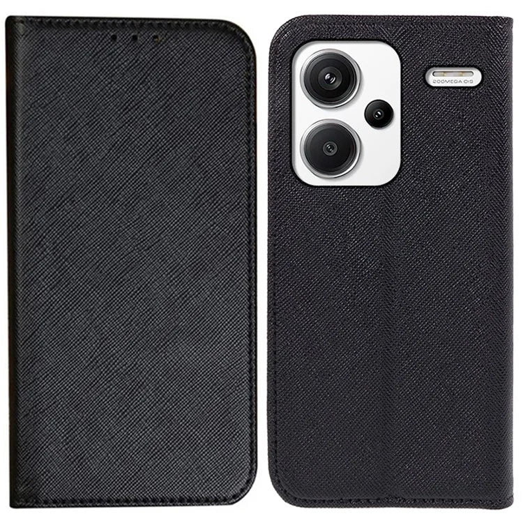 For Xiaomi Redmi Note 13 Pro+ 5G Cell Phone Case Magnetic Closing Leather Wallet Cover