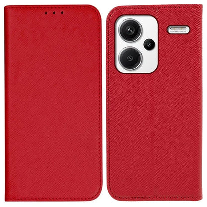 For Xiaomi Redmi Note 13 Pro+ 5G Cell Phone Case Magnetic Closing Leather Wallet Cover