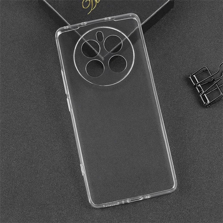 For Realme GT5 Pro 5G TPU Case Slim-Fit Precise Lens Cutout Phone Back Shell