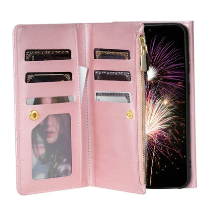 BKS-002 For Xiaomi Redmi K60 Ultra / 13T / 13T Pro Case Wallet Phone Cover with Zipper Pocket 7 Card Slots