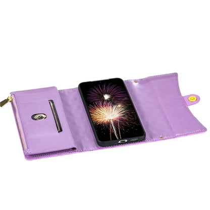 BKS-002 For Xiaomi Redmi K60 Ultra / 13T / 13T Pro Case Wallet Phone Cover with Zipper Pocket 7 Card Slots